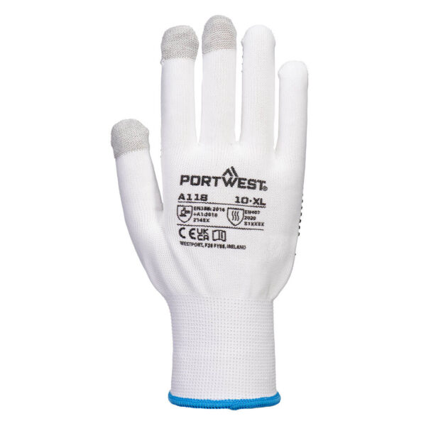 Mănușă pentru ecran tactil cu puncte din PVC Grip 13 (Pk12) - imagine 2