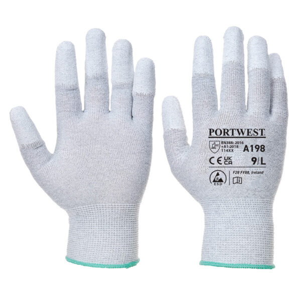 Manusi Antistatice cu PU Fingertip