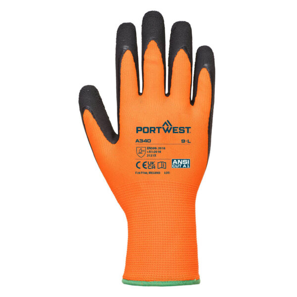 Mănuși Hi-Vis Grip - Latex - imagine 2
