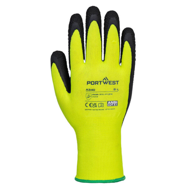 Mănuși Hi-Vis Grip - Latex - imagine 2