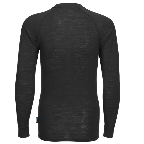 Tricou Crewneck cu mânecă lungă din lână Merino - imagine 2
