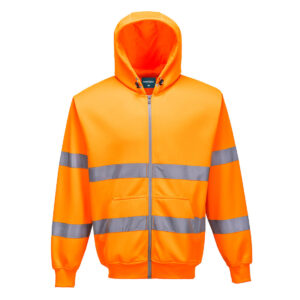 Hanorac Hi-Vis cu Fermoar Frontal