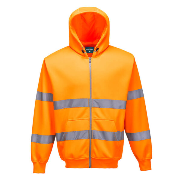 Hanorac Hi-Vis cu Fermoar Frontal
