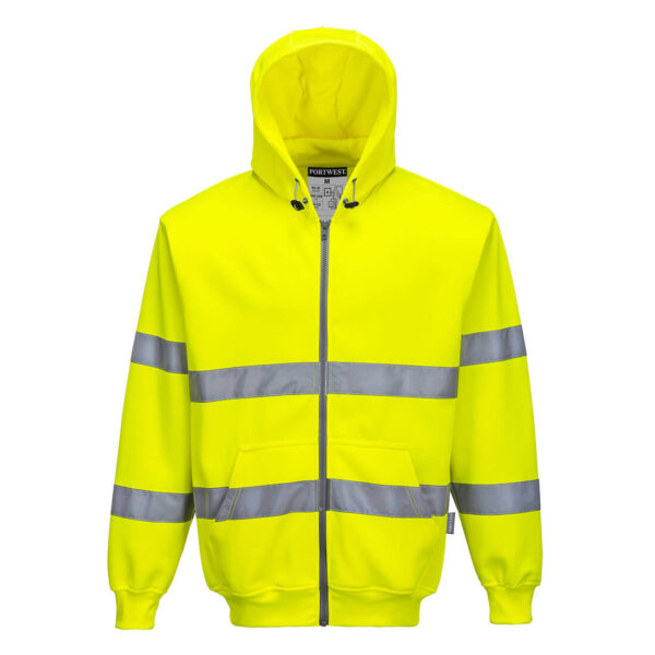 Hanorac Hi-Vis cu Fermoar Frontal