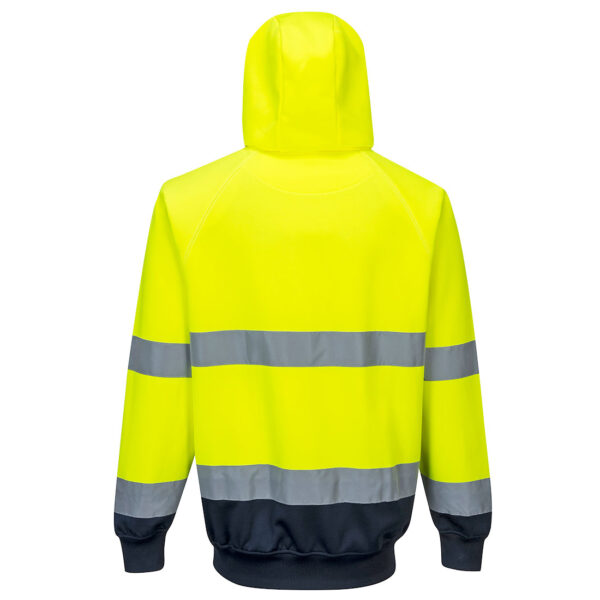 Pulover Doua Tonuri cu Gluga - imagine 2