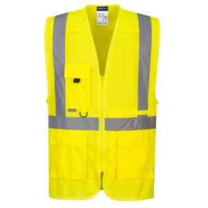 Vesta Hi-Vis Executive cu buzunar pentru tabletă