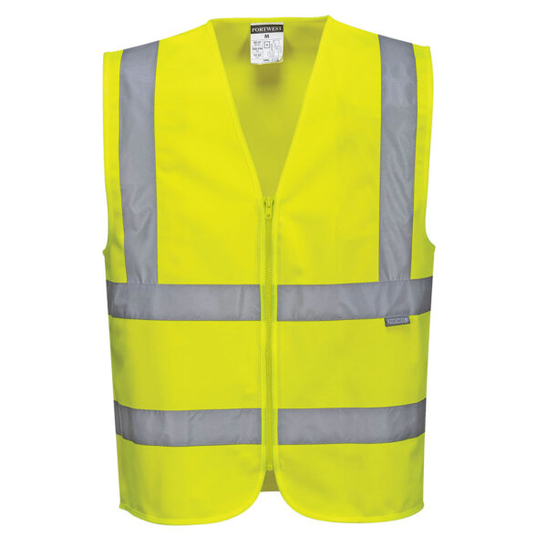 Bandă Hi-Vis și vestă cu bretele