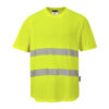 Tricou cu inserție de plasă contrastantă Hi-Vis S/S