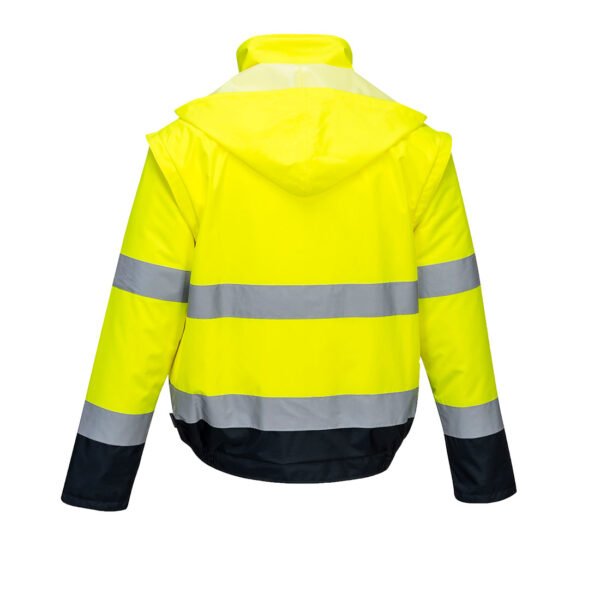 Jachetă bomber Hi-Vis 2 în 1, Contrast Essential Lite Bomber - imagine 2
