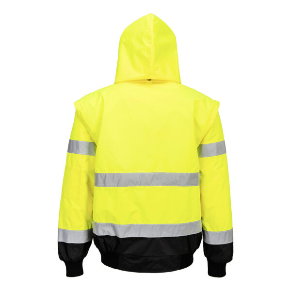 Jachetă Bomber 3 în 1 cu contrast Hi-Vis - imagine 2