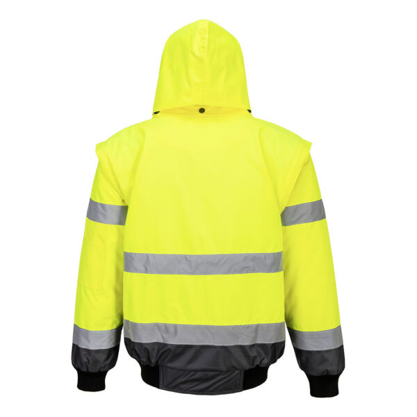 Jachetă Bomber 3 în 1 cu contrast Hi-Vis - imagine 2