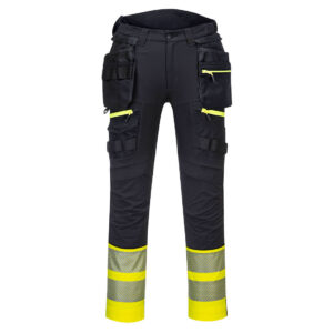 DX4 Pantaloni cu Buzunare Holster Detasabile Hi Vis Clasa 1