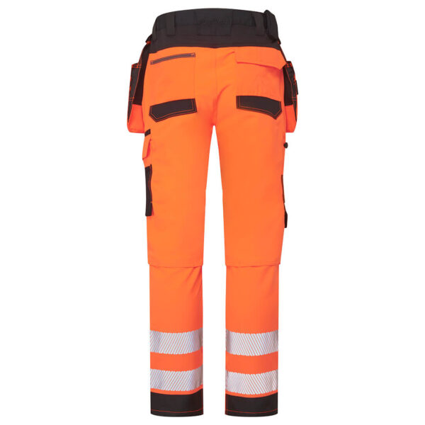 DX4 Hi-Vis Detachable Holster Pocket Craft Trousers - imagine 2