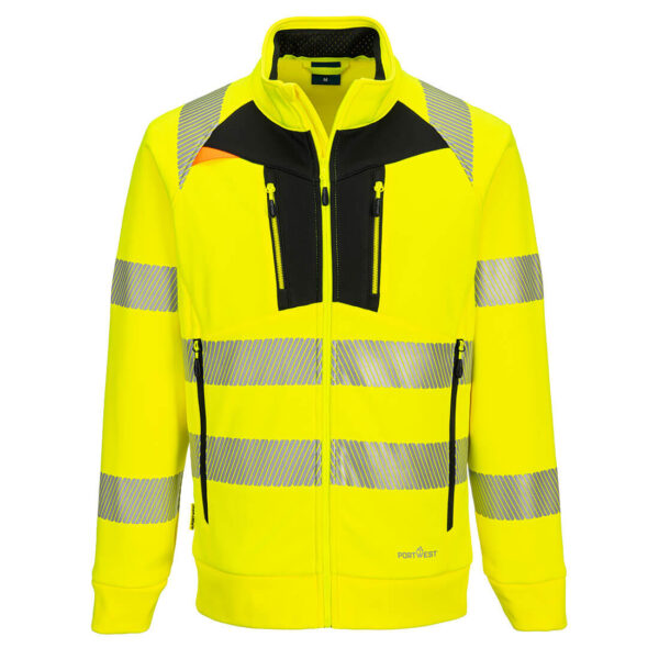 DX4 Hi-Vis Funnel Pulover cu fermoar