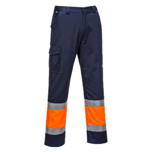 Pantaloni de service Hi-Vis Contrast clasa 1