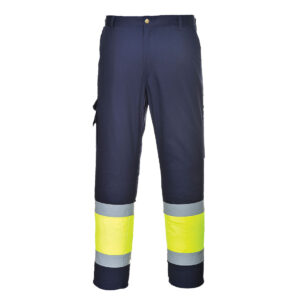 Pantaloni de service Hi-Vis Contrast clasa 1