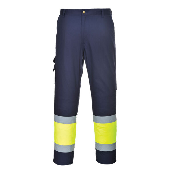 Pantaloni de service Hi-Vis Contrast clasa 1