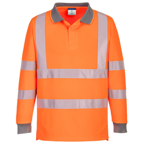 Tricou polo Eco Hi-Vis L/S (pachet de 6)
