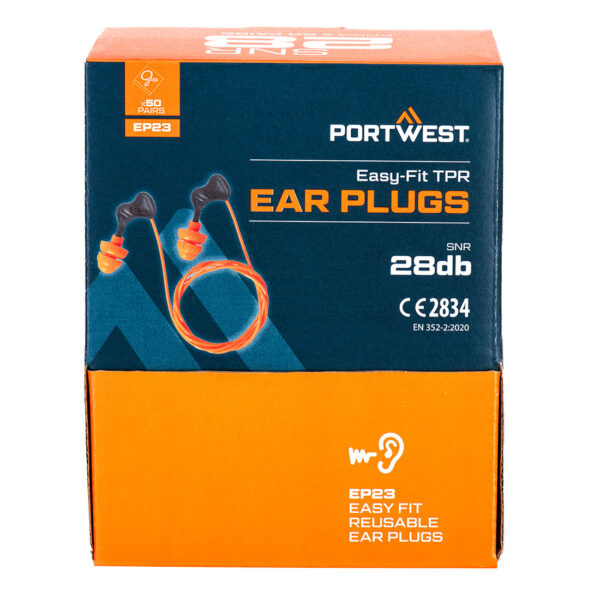 Easy Fit TPR Ear Plugs (50 Pairs) - imagine 2
