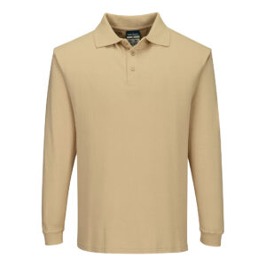 Flame Resistant Anti-Static Long Sleeve Polo Shirt