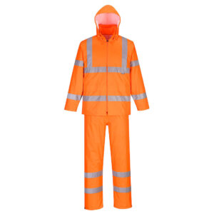 Costum de ploaie Hi-Vis Packaway
