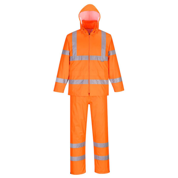 Costum de ploaie Hi-Vis Packaway