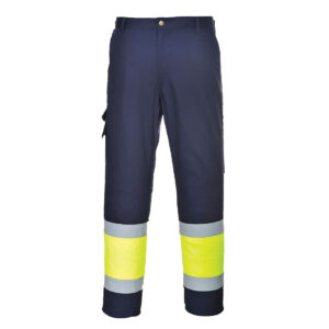 Pantaloni de serviciu Hi-Vis Lightweight Contrast clasa 1