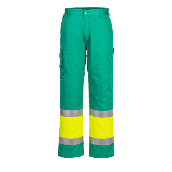 Pantaloni de serviciu Hi-Vis Lightweight Contrast clasa 1