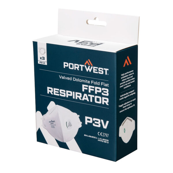 Masca cu valva de respiratie  Dolomite FFP3 (Pk3) - imagine 2