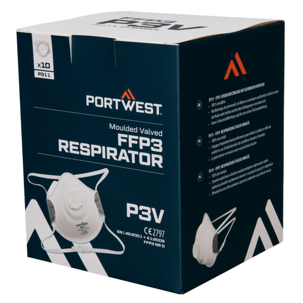 Masca cu valva de respiratie FFP3  (Pk10) - imagine 2
