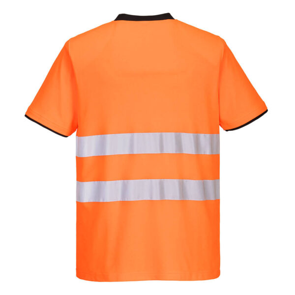 PW2 Tricou HiVis Cotton Comfort S/S - imagine 2