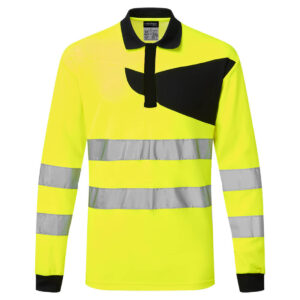 PW2 Hi-Vis Tricou Polo L/S