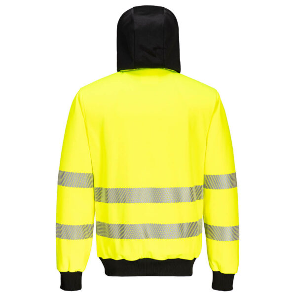 Hanorac cu fermoar PW3 Hi-Vis - imagine 2