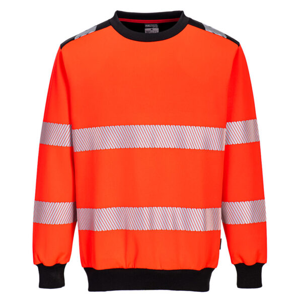 Hanorac cu guler  PW3 Hi-Vis