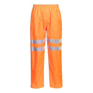 Pantaloni de ploaie Hi-Vis pentru trafic