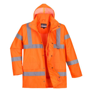 Jachetă de ploaie respirabilă Hi-Vis pentru trafic