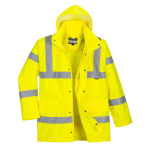 Jachetă de ploaie respirabilă Hi-Vis pentru trafic