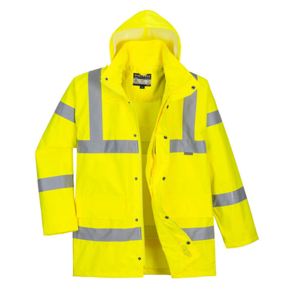 Jachetă de ploaie respirabilă Hi-Vis pentru trafic