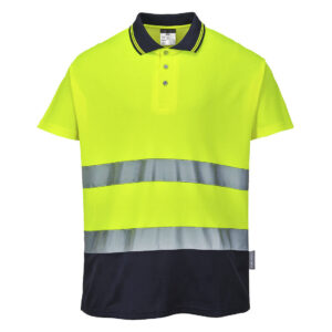 Tricou Polo Bumbac Confort Bicolor