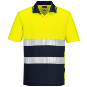 Tricou Polo Hi-Vis Lightweight Contrast S/S