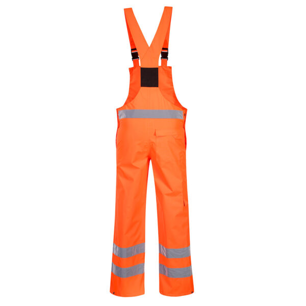 Pantaloni cu pieptar Hi-Vis- necaptusiti - imagine 2