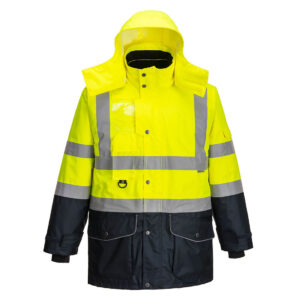 Jacheta respirabila Hi-Vis Breathable 7-in-1 Contrast Traffic