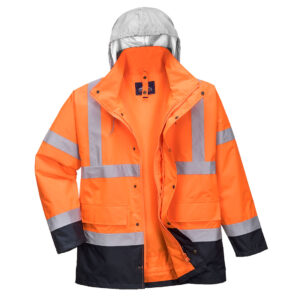 Jacheta Hi-Vis 4-in-1 Contrast Traffic