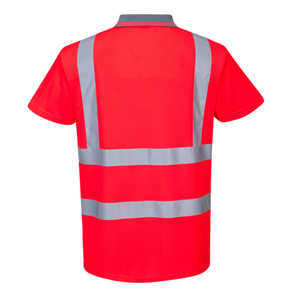 Tricou Polo Hi-Vis cu Maneci Scurte - imagine 2