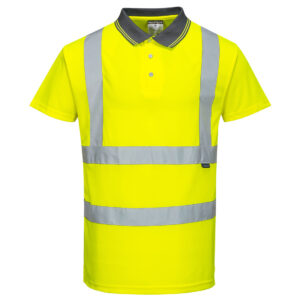 Tricou Polo Hi-Vis cu Maneci Scurte