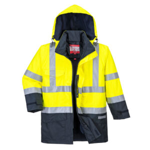 Jacheta de ploaie Bizflame HiVis Protectie Multipla.