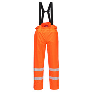 Pantaloni  HI VIS Bizflame Rain Hi Vis Captusiti Ignifugi Antistatici