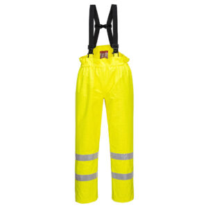 Pantaloni  HI VIS Bizflame Rain Hi Vis Captusiti Ignifugi Antistatici