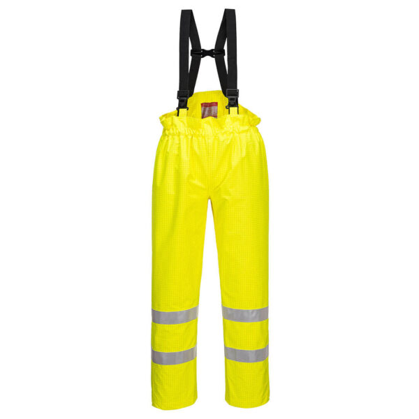 Pantaloni  HI VIS Bizflame Rain Hi Vis Captusiti Ignifugi Antistatici