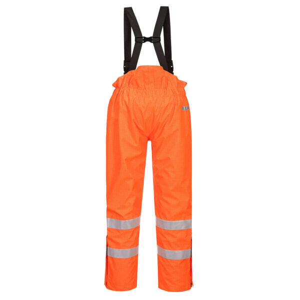 Pantaloni Captusiti Bizflame Rain HiVis Antistatici FR - imagine 2